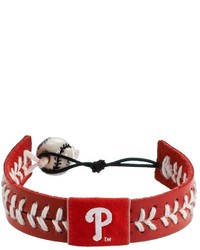 Gamewear Philadelphia Phillies Leather Baseball Bracelet