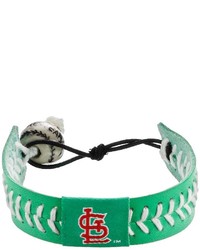 Gamewear St Louis Cardinals Leather Baseball Bracelet