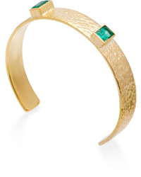 Octavia Elizabeth 18k Gold Emerald Bracelet
