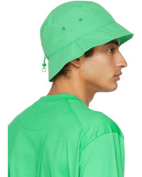 Y-3 Green Logo Bucket Hat