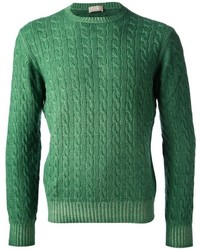 Cruciani Cable Knit Sweater
