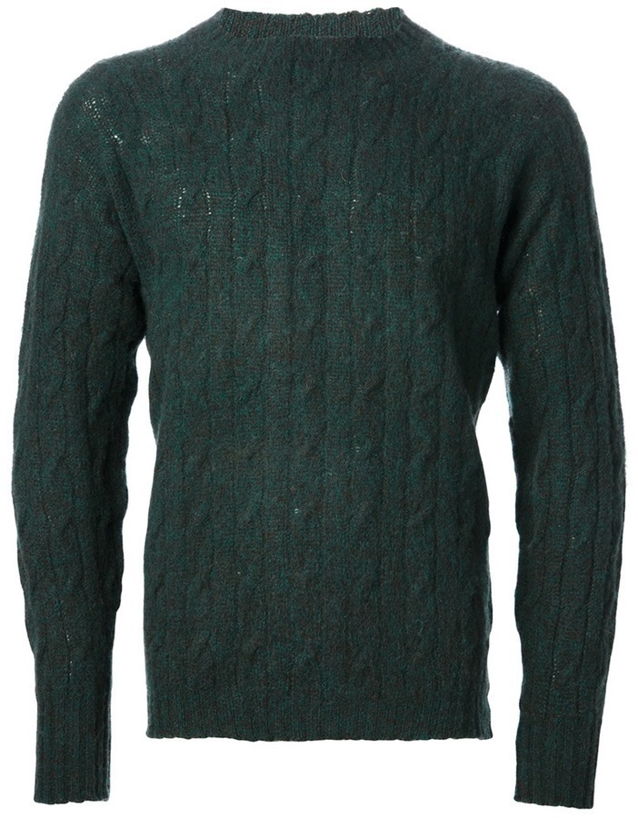 Drumohr Vintage Cable Knit Sweater, $142 | farfetch.com | Lookastic