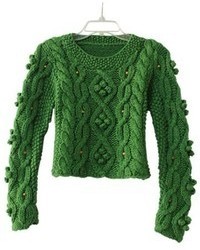 ChicNova Vintage Stereo Balls Cable  Knit Sweater