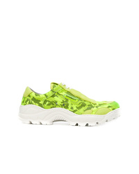 Green Camouflage Athletic Shoes