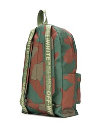 Off-White Camouflage Print Backpack