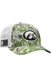 Top of the World Camowhite Iowa Hawkeyes Oht Military Appreciation Shattered Trucker Snapback Hat