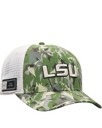 Top of the World Camowhite Lsu Tigers Oht Military Appreciation Shattered Trucker Snapback Hat At Nordstrom