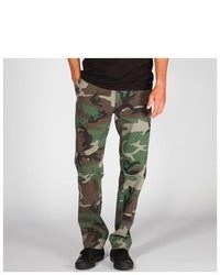 Green Camouflage Chinos