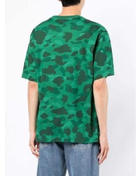 A Bathing Ape Camouflage Print Short Sleeve T Shirt