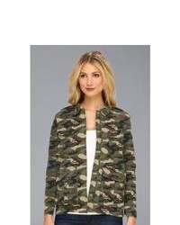 Gabriella Rocha Camouflage Denim Jacket Coat