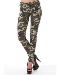Alloy Spoon Jeans Spoon Destructed Camouflage Skinny
