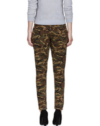 R 13 R13 Khaki Camouflage X Over Jeans