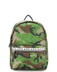 A.P.C. Camouflage Print Backpack