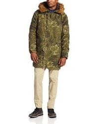 Green Camouflage Parka