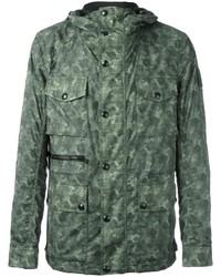 Belstaff Camouflage Print Parka Coat