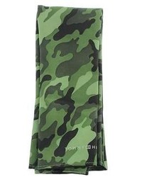 Green Camouflage Scarf