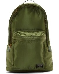 Green Canvas Backpack