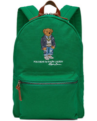 Polo Ralph Lauren Green Polo Bear Backpack