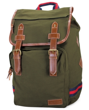 Tommy Hilfiger Bags Canvas Backpack, $160 Macy's Lookastic