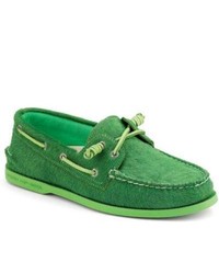 Sperry Topsider Shoes Authentic Original Barrel Lace Boat Shoe By Jeffrey Green Pony Hair