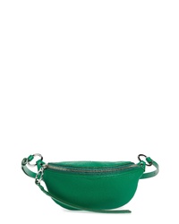 Green Canvas Fanny Pack