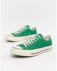 Converse Chuck Taylor 70 Ox Trainers In Green 161443c