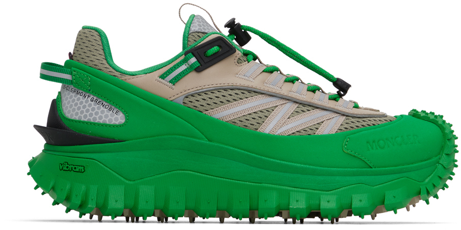 Moncler Green 1952 Trailgrip Sneakers, $750 | SSENSE | Lookastic