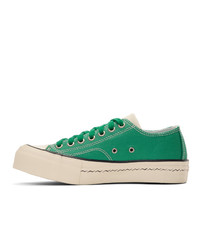 Visvim Green Skagway Lo Patten Sneakers