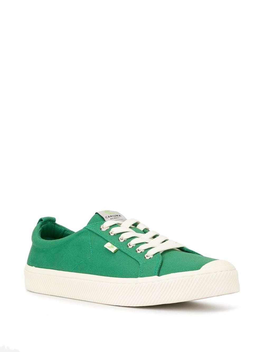 Cariuma Oca Low Green Canvas Sneaker, $79 | farfetch.com | Lookastic