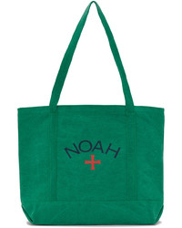 Noah Green Recycled Canvas Core Logo Tote