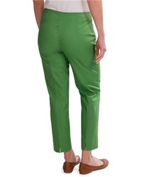 Specially Made Stretch Pique Cotton Ankle Pants