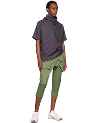 CCP Green Cropped Chino Trousers