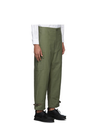 Junya Watanabe Green Military Cargo Pants