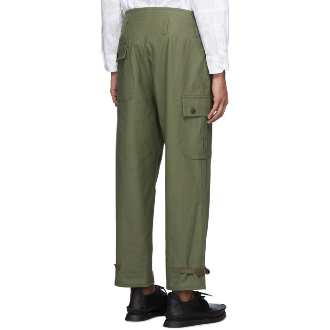 Junya Watanabe Green Military Cargo Pants, $233 | SSENSE | Lookastic