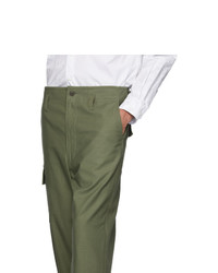 Junya Watanabe Green Military Cargo Pants