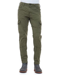 J Brand Ready to Wear Trooper Gart Dyed Cargo Pants Forest Green