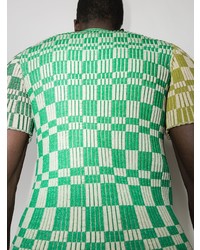 Jacquemus Gelati Check Pattern Knitted T Shirt