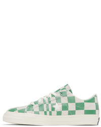 Converse Green Grey Warped Board Sneakers