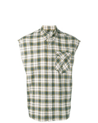 Green Check Short Sleeve Shirt