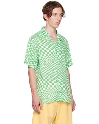 Levi's Green White Sunset Shirt