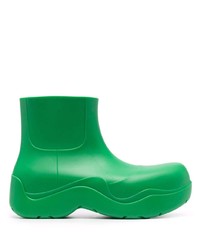 Green Chelsea Boots