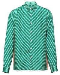 Prada Striped Silk Shirt