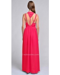 eDressMe Edm Private Collection Kylie Plunge Maxi Dress