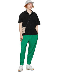 Homme Plissé Issey Miyake Green Monthly Color July Trousers