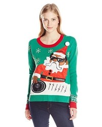 Blizzard Bay Juniors Dj Santa Pullover Christmas Sweater