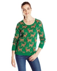 Isabellas Closet Reindeer With Rudolph Ugly Christmas Sweater