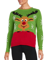 Context Reindeer Christmas Sweater