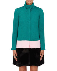Lisa Perry Stand Collar Coat