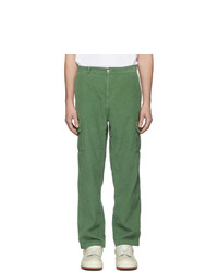 Green Corduroy Cargo Pants