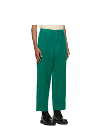 Gucci Green Corduroy Trousers